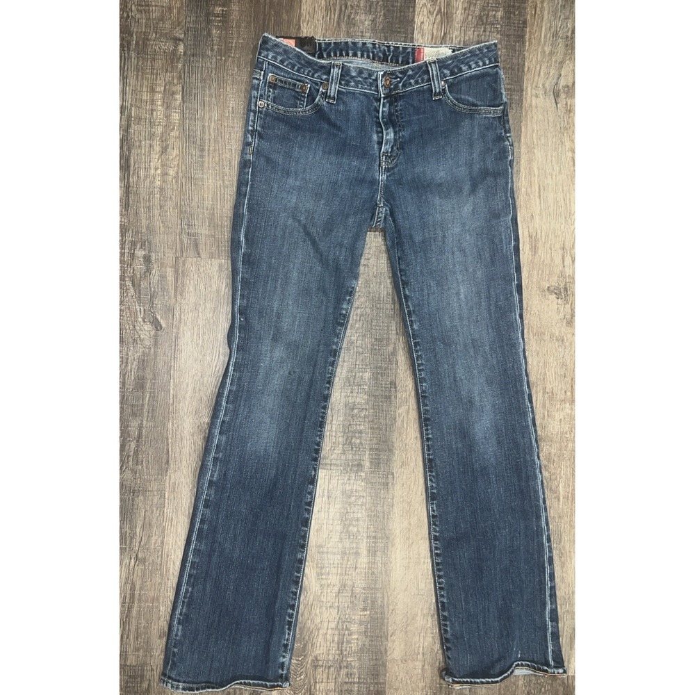 Gap 1969~6 R~Jeans Womens Medium Wash Blue Mid Rise Classic Fit Straight